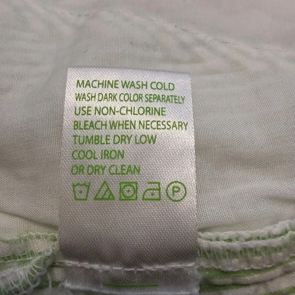 LILLY PULITZER Palm Beach Fit Green‎ Seersucker Shorts – Size 8